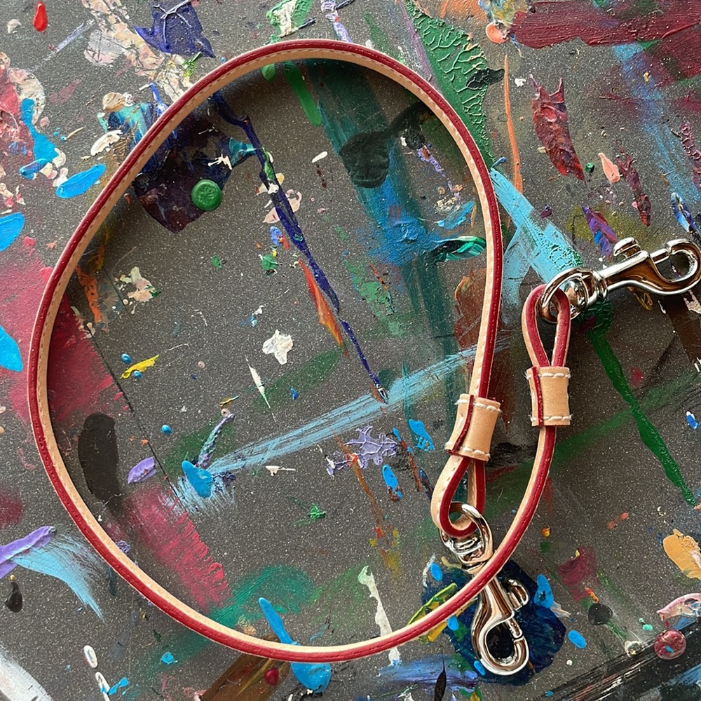 Coach Vachetta leather accessory strap NEW never used